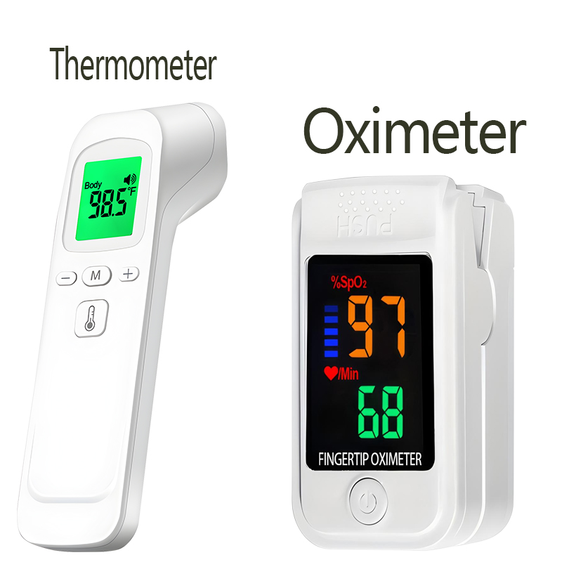 Pulse Oximeter - Termómetro Digital de Frente Electrónico Sin