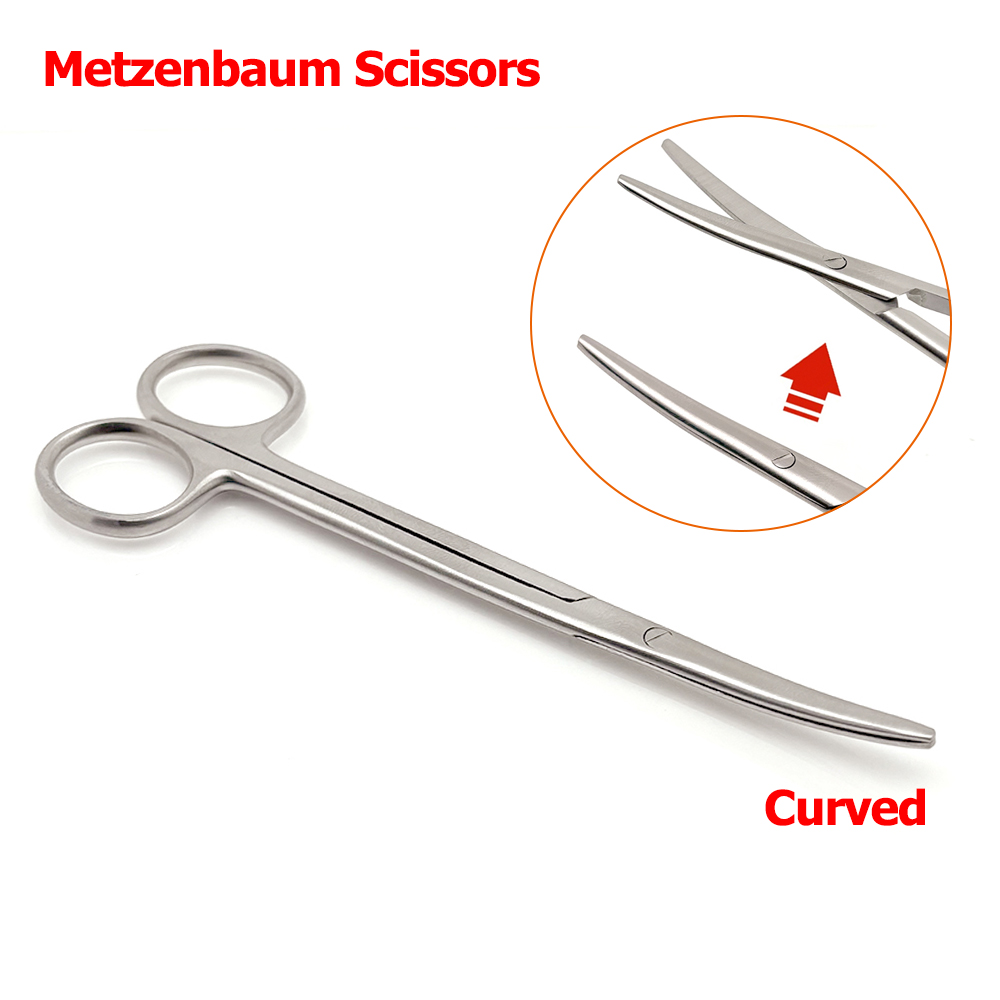 Medical Scissors - Tijeras Metzenbaum Tc de 14Cm curvadas