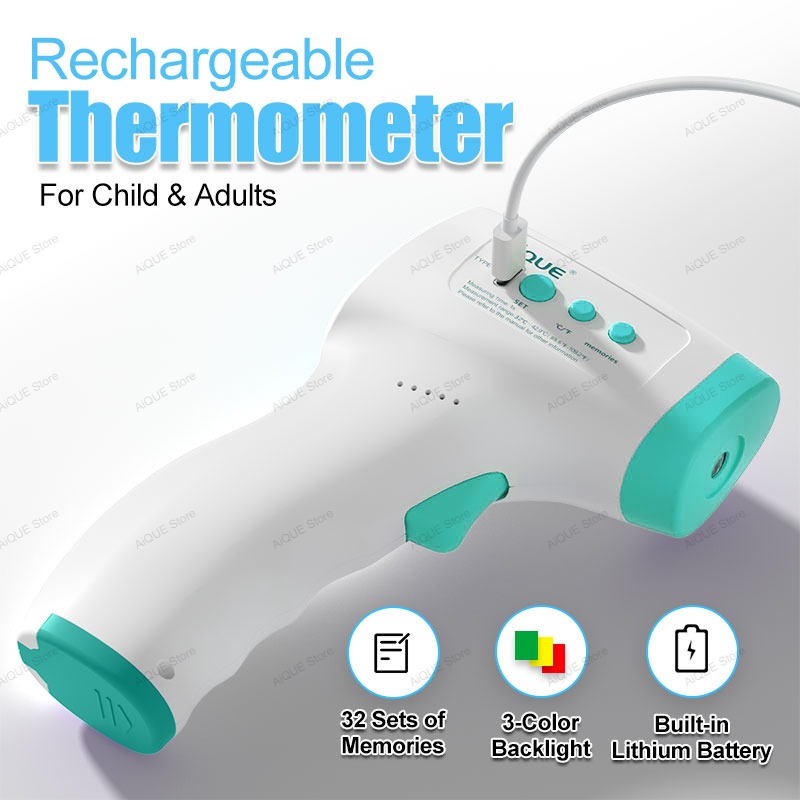 AiQUE Digital Recargable ℃ ℉   - Pulse Oximeter reseña y precio