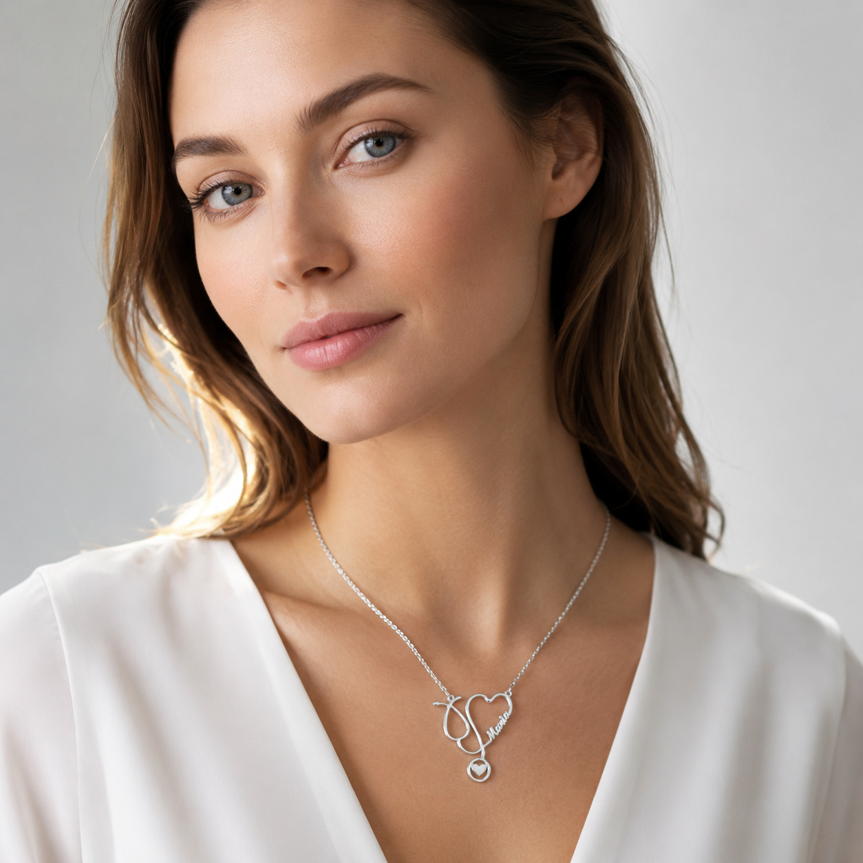 Collar con colgante de estetos - Stethoscope reseña y precio
