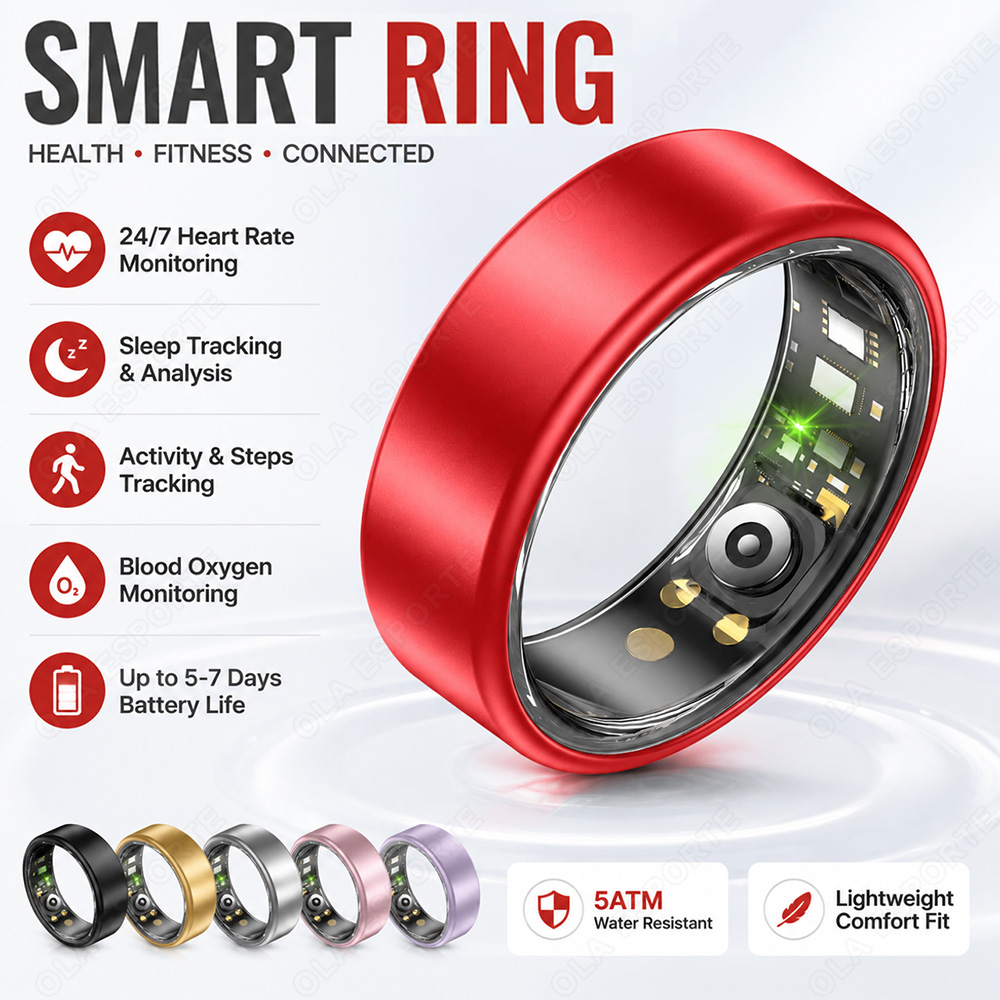 Anillo Inteligente con Monitor - Blood Pressure Monitor reseña y precio