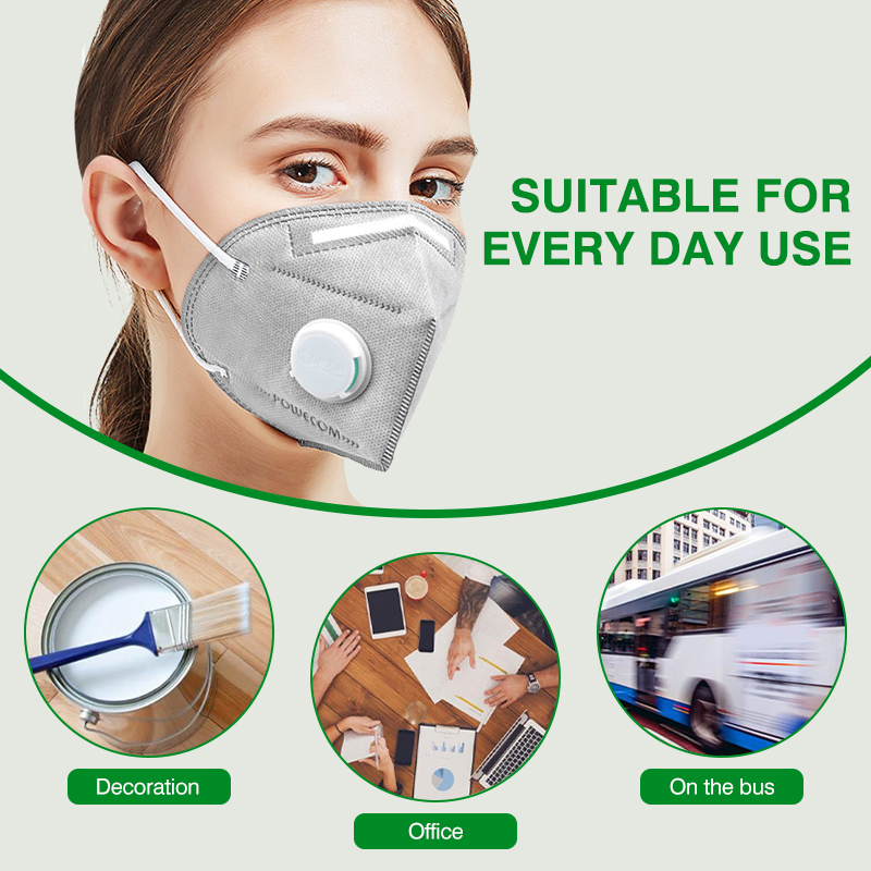 Mascarillas POWECOM KN95 con C - Surgical Mask reseña y precio