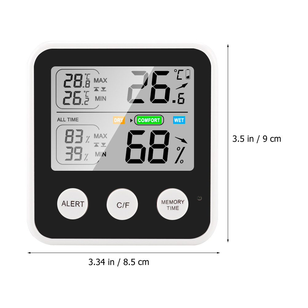 Higrómetro y termómetro digita - Thermometer Digital reseña y precio
