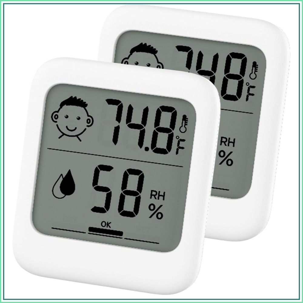 Paquete de 2 Termómetros e Hig - Thermometer Digital reseña y precio