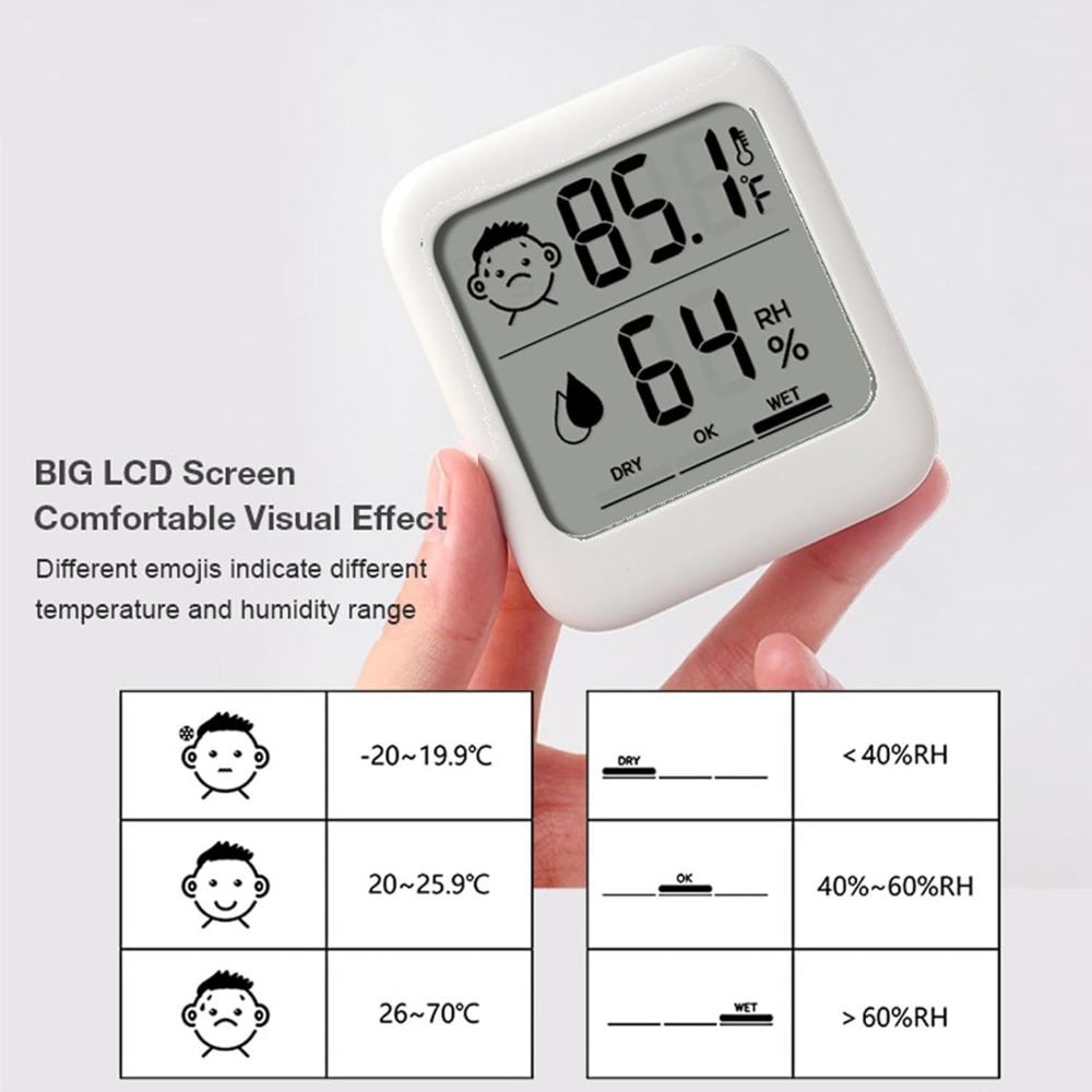 Paquete de 2 Termómetros e Hig - Thermometer Digital reseña y precio